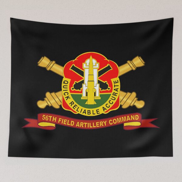 Item preview, Army - 56th Field Artillery Command - DUI w Br - Ribbon designed and sold by Military Insignia Products.