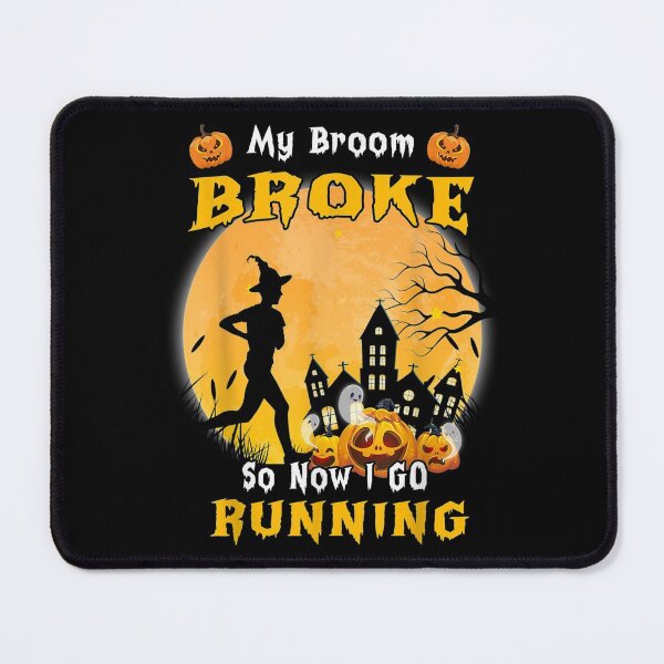 Item preview,  Broom Broke Running Halloween Runner Funny designed and sold by donnagia.