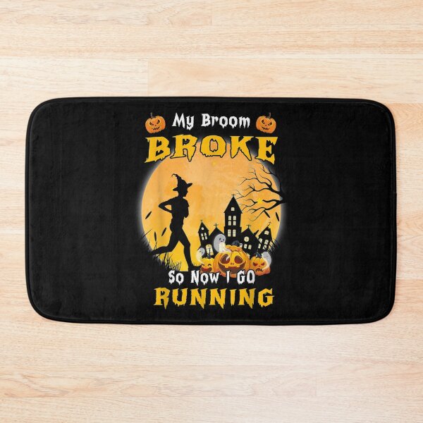 Item preview,  Broom Broke Running Halloween Runner Funny designed and sold by donnagia.