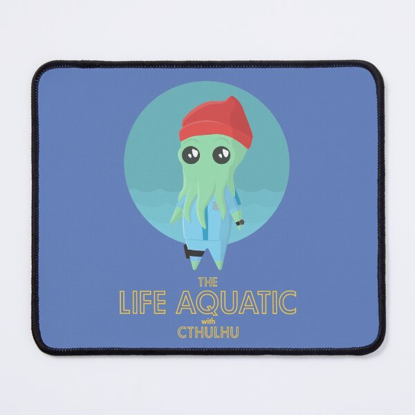 Item preview, The Life Aquatic with Cthulhu (blue) designed and sold by animinimal.