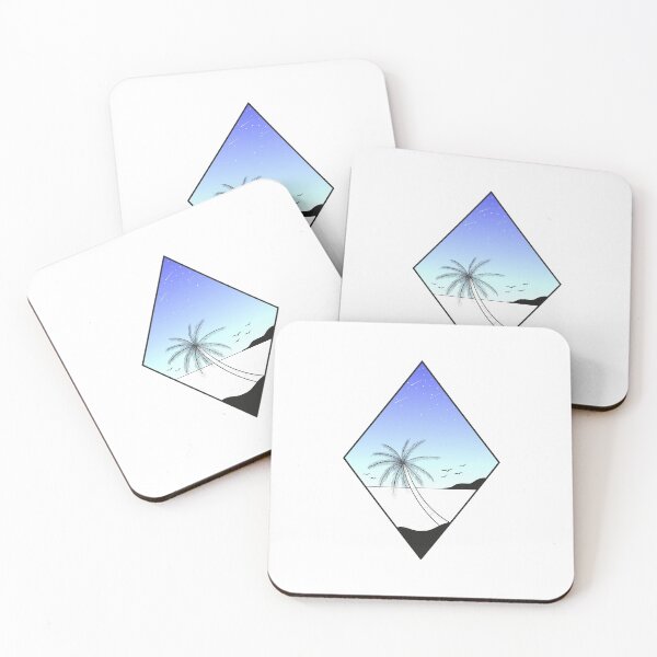 Item preview, beach view with the atmosphere at night designed and sold by Aziramada.