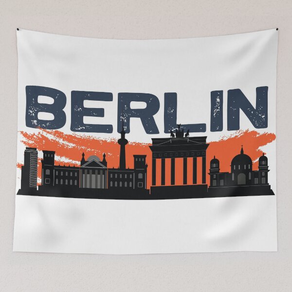Item preview, Berlin Brandenburg Gate Germany Vintage  designed and sold by HStudioPrints.