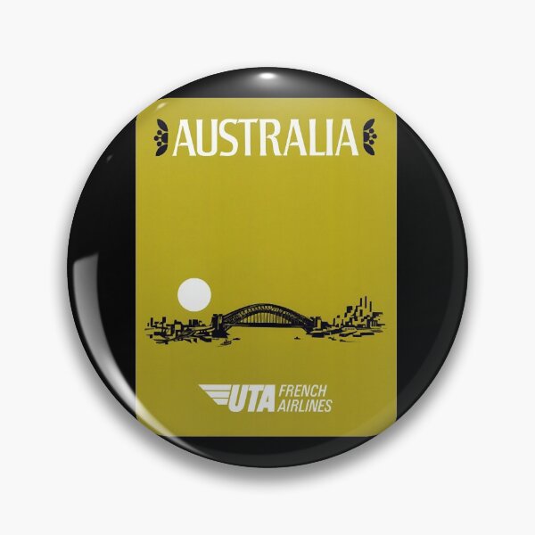 Item preview, Vintage Travel Poster UTA French Airlines Australia  designed and sold by Kambryn19vdcf.