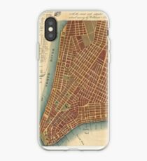 Vinilo o funda para iPhone Vintage Map of Lower New York City (1807)