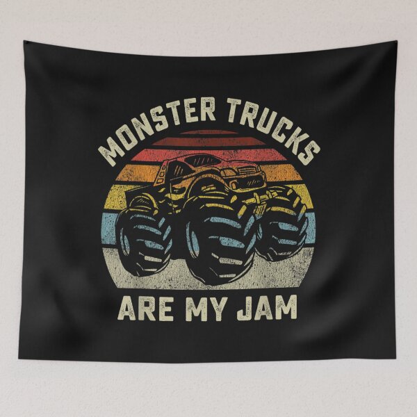 Item preview, monster trucks are my jam designed and sold by anthonybarr1205.