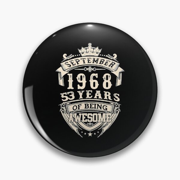 Item preview, September 1968 53 Years Of Being Awesome designed and sold by Violet768.