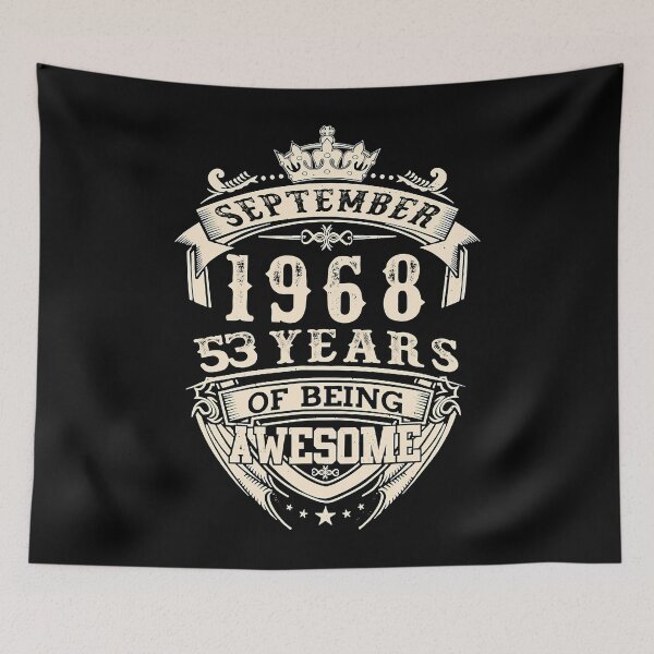 Item preview, September 1968 53 Years Of Being Awesome designed and sold by Violet768.