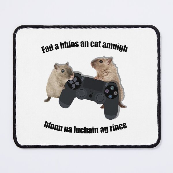 Item preview, Fad a bhíos an cat amuigh bíonn na luchain ag rince  designed and sold by JockDove.
