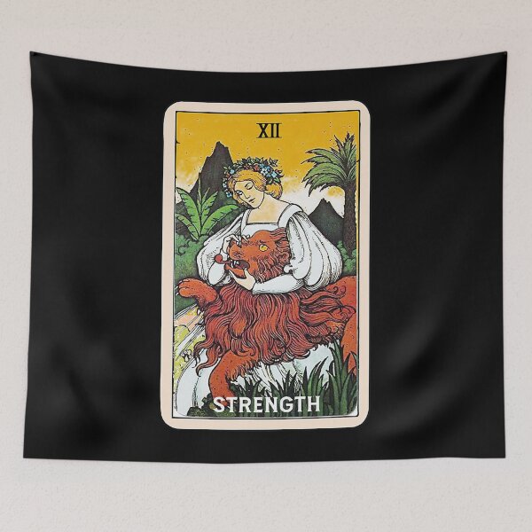 Item preview, Fuerza Tarot Mujer Fuerte Mujer Mística Empoderada designed and sold by Violet768.