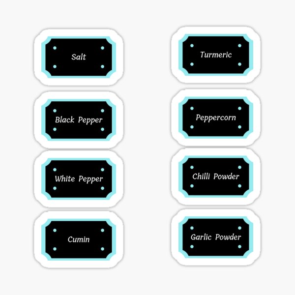 Sticker Pack - Pastel Blue and Black Italic Font 3 Sticker