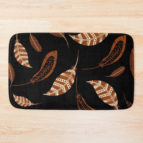 Item preview, Boho Feathers in Earth Tones designed and sold by Designs24U.