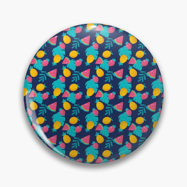 Item preview, cute watermelon, pineapple and lemon pattern designed and sold by Princessflora.