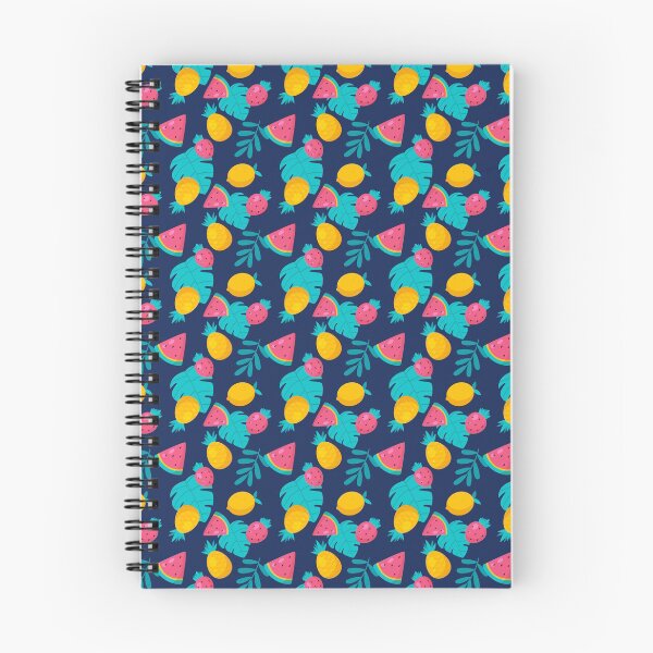 Item preview, cute watermelon, pineapple and lemon pattern designed and sold by Princessflora.