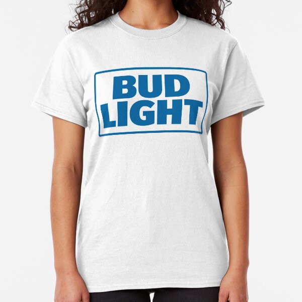Bud Light Dilly Dilly Box Logo Navy Tee Shirt Blue