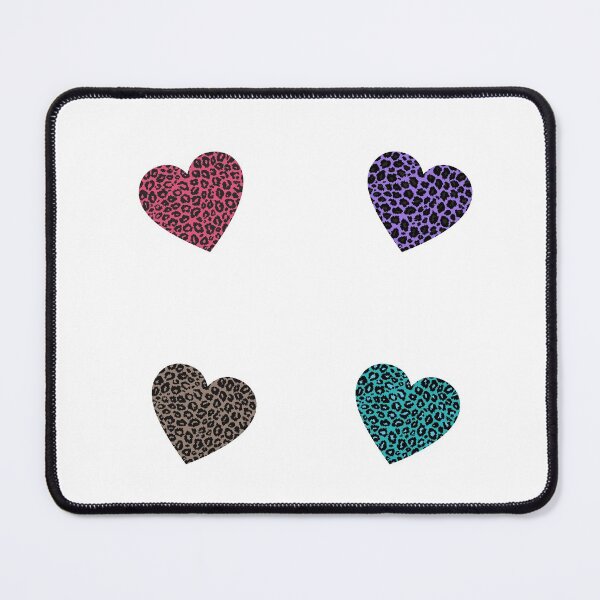 Item preview, colorful leopard pattern hearts - Leopard skin pattern designed and sold by Amalzaki.