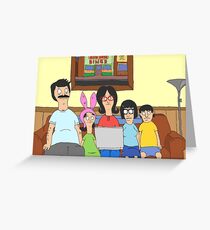 Bobs Burgers Greeting Cards - Papergc%2C190x210%2Cw%2Cf8f8f8 Pad%2C210x230%2Cf8f8f8.lite 2 