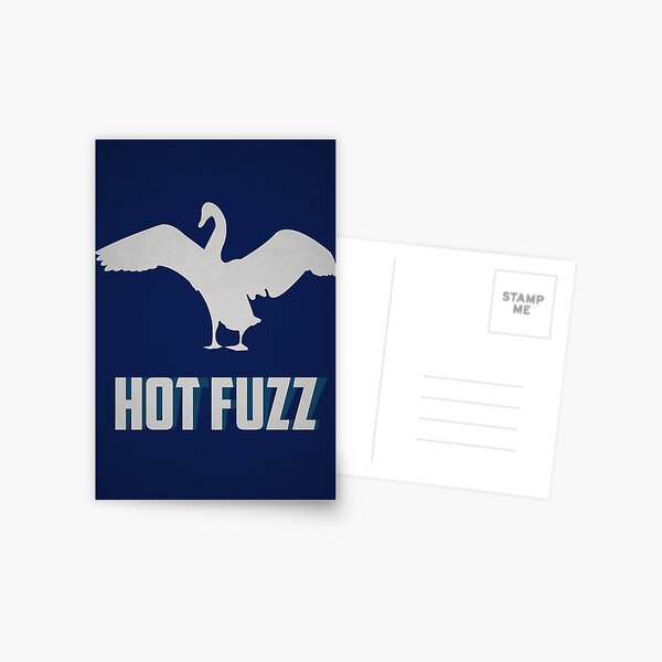 Hott Fuzz Minimal Postcard
