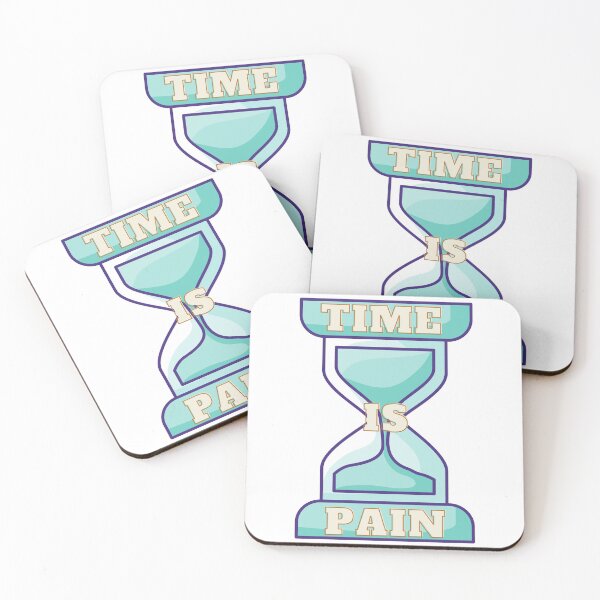 Item preview, Time is Pain with Hourglass designed and sold by Lin's prints.