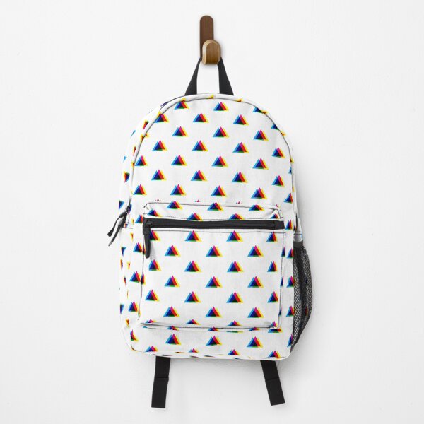 Item preview, CMYK triangles (white) designed and sold by animinimal.