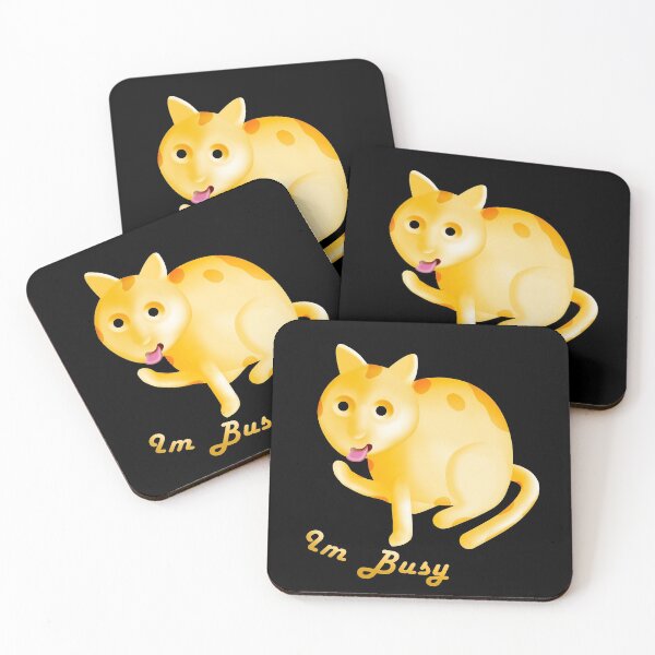 Item preview, Im busy cat, mr. business cat, too busy minding my own business. designed and sold by TropicalHut.