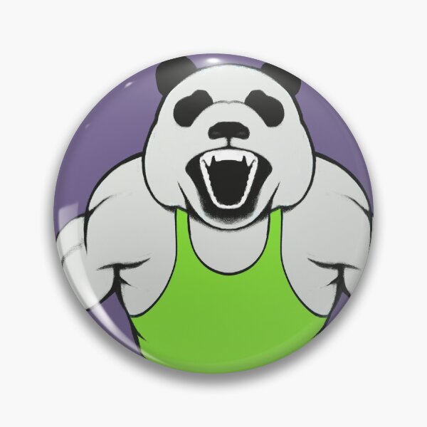 Item preview, Panda Pumping Iron  Drawing - Health And Fitness designed and sold by ViewerEqualsPhoton.