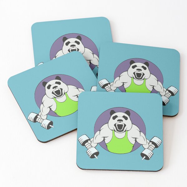 Item preview, Panda Pumping Iron  Drawing - Health And Fitness designed and sold by ViewerEqualsPhoton.