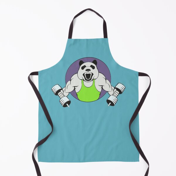 Item preview, Panda Pumping Iron  Drawing - Health And Fitness designed and sold by ViewerEqualsPhoton.
