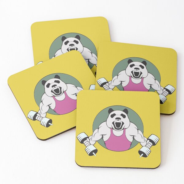 Item preview, Panda Pumping Iron  Drawing - Health And Fitness designed and sold by ViewerEqualsPhoton.