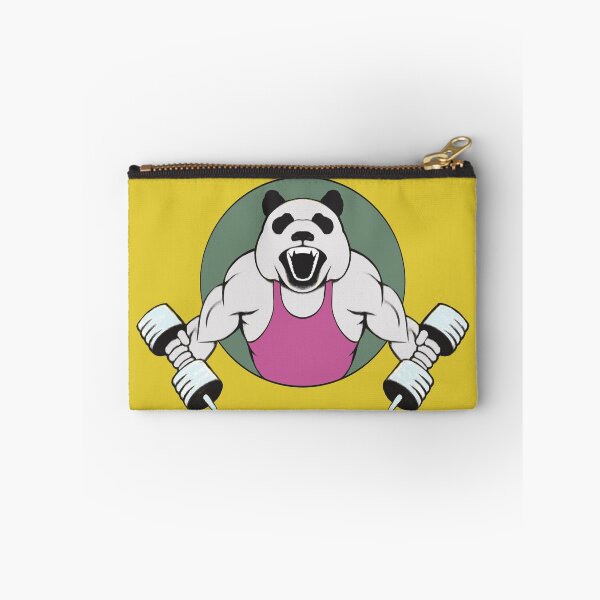 Item preview, Panda Pumping Iron  Drawing - Health And Fitness designed and sold by ViewerEqualsPhoton.