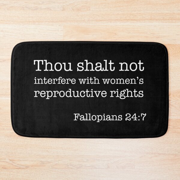 Item preview, Thou shalt not interfere with women’s reproductive rights: 100% of profits will be donated to pro-choice organizations designed and sold by seekingclarity.
