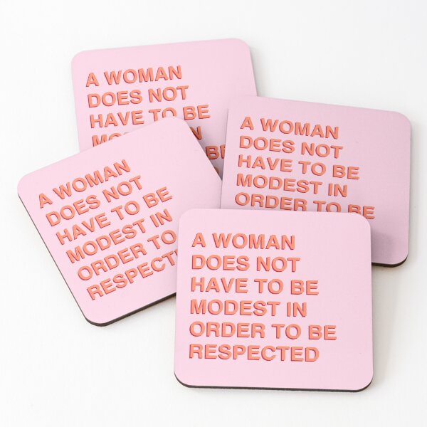 Item preview, A Woman Does Not Have To Be Modest In Order To Be Respected designed and sold by YikesForever.