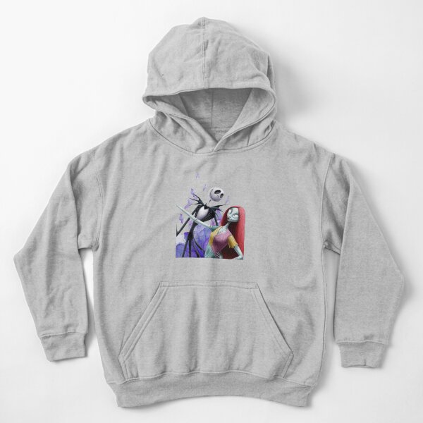 jack and sally Kids Pullover Hoodie