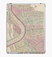 Vintage Map of New Orleans (1880) iPad Case/Skin
