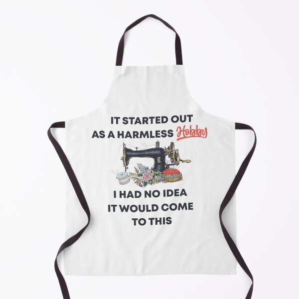 Item preview, " It Started Out As a Harmless Hobby I had No Idea It Would Come to This " Funny Gift For Quilting Lover designed and sold by Vibe by Flow.