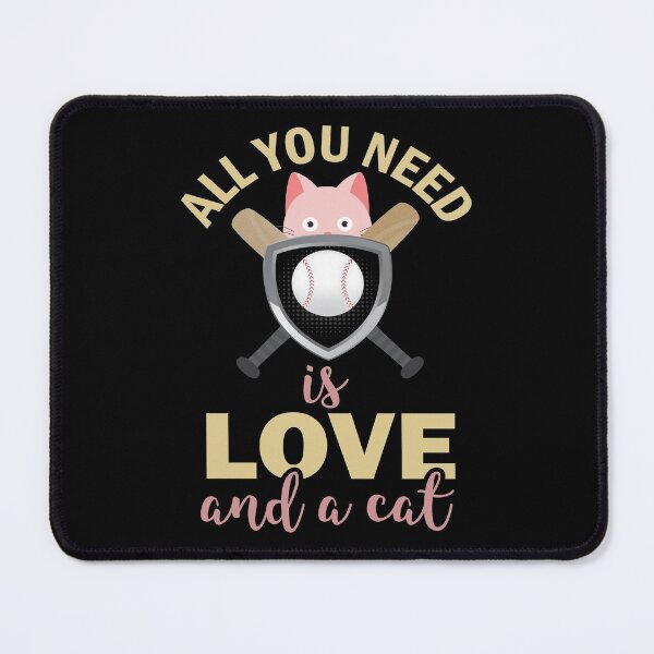 Item preview, Cat and baseball love designed and sold by Astralia.