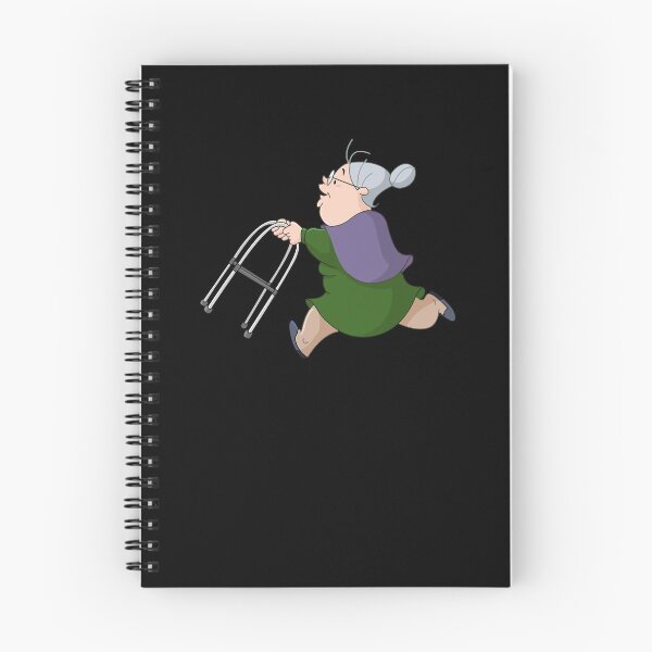 Item preview, Old Woman Running with Walker  designed and sold by jaidinfilo.