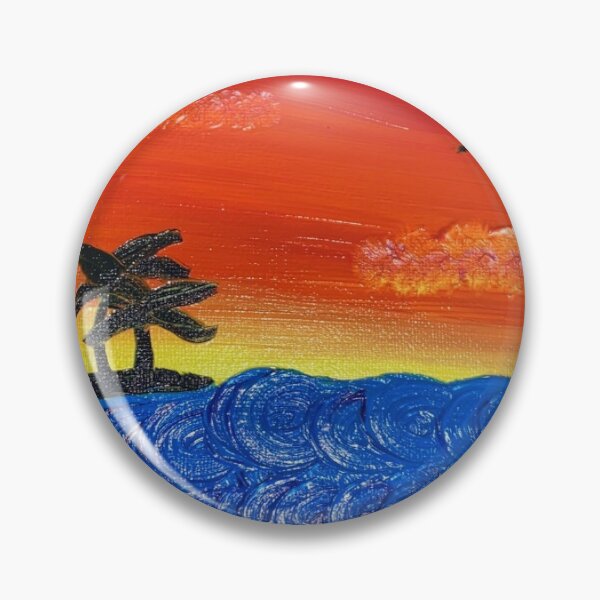 Item preview, Sunset Oil Painting designed and sold by samoanesamoane.