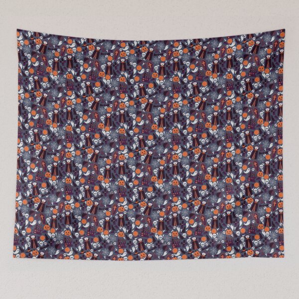 Item preview, Halloween seamless pattern designed and sold by PatrickRobbin.