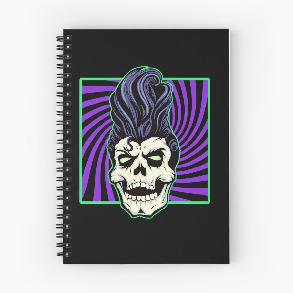 Item preview, HorrorPunk Skull designed and sold by RowdyPop.