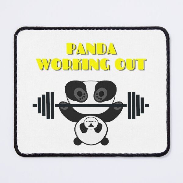Item preview, PANDA WORKING OUT designed and sold by LaBelleMaison.