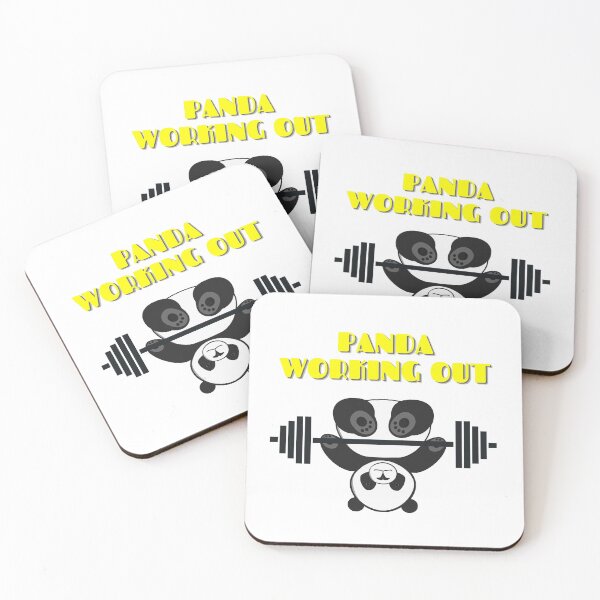 Item preview, PANDA WORKING OUT designed and sold by LaBelleMaison.