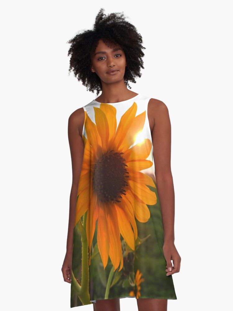 Sunflower print hot sale sundress