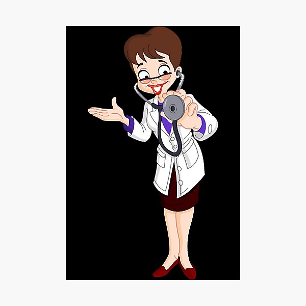 Item preview, Female Doctor  designed and sold by jaidinfilo.