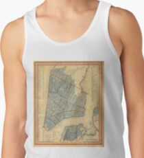 Camiseta de tirantes Vintage Map of New York City (1846)