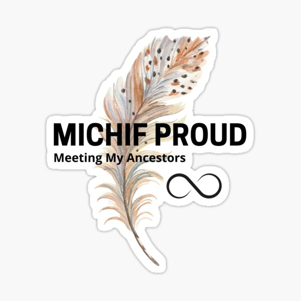 Item preview, Michif Proud Feather designed and sold by MeetMyAncestors.