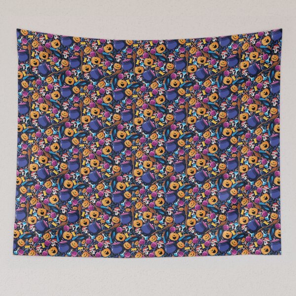 Item preview, halloween seamless pattern designed and sold by PatrickRobbin.