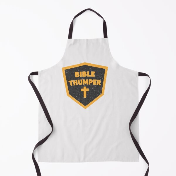 Item preview, Bible Thumper Religious Crest Badge designed and sold by Creatively Torn.