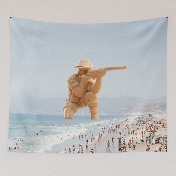 Item preview, Playing toy soldier at beach designed and sold by ESCAPZ.