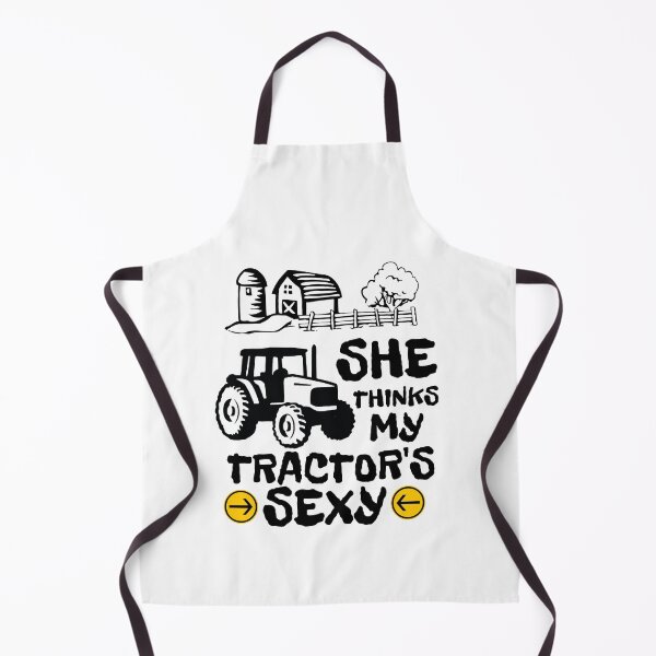 Item preview, She Thinks My Tractor's Sexy Funny Farmer Sayings designed and sold by thecooltable.