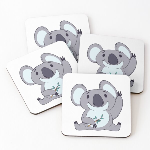 Item preview, Happy Cute Australian Koala Bear Waving  designed and sold by MadMando.
